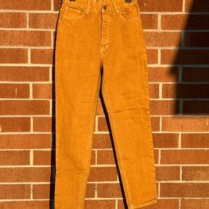 PacSun Yellow Straight Leg Jeans High-Waisted